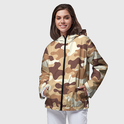 Женская ветровка МИЛИТАРИ / 3D-Черный – фото 3