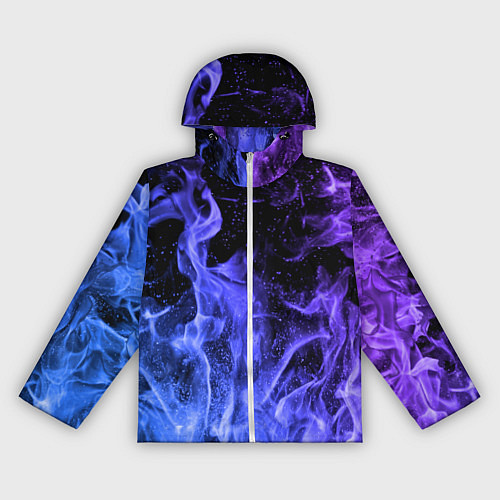 Женская ветровка ОГОНЬ / 3D-Белый – фото 1