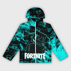 Ветровка с капюшоном женская Fortnite Marshmello, цвет: 3D-белый