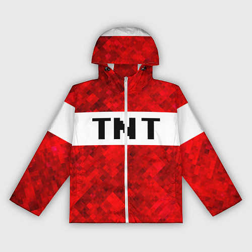 Женская ветровка Minecraft / 3D-Белый – фото 1