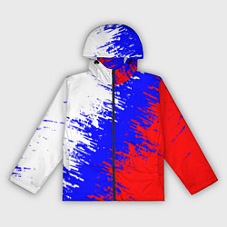 Ветровка с капюшоном женская Россия, цвет: 3D-черный