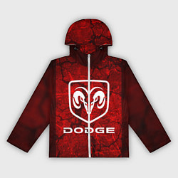 Ветровка с капюшоном женская DODGE, цвет: 3D-белый