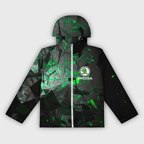 Женская ветровка SKODA / 3D-Белый – фото 1