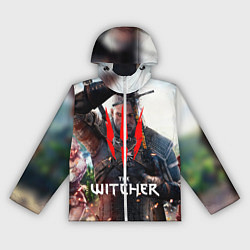 Ветровка с капюшоном женская The Witcher, цвет: 3D-белый