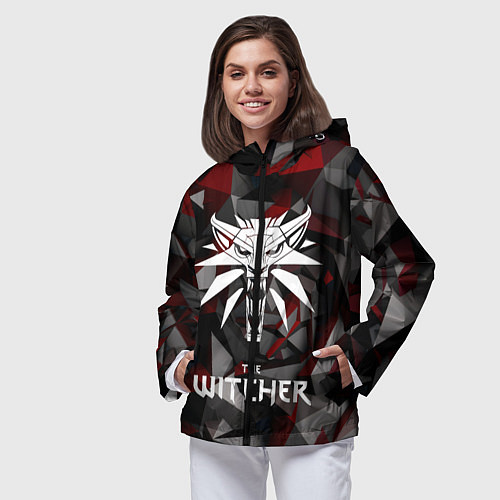 Женская ветровка The Witcher / 3D-Черный – фото 3