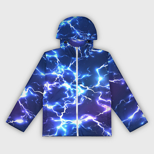Женская ветровка СВЕТЯЩИЕСЯ МОЛНИИ / 3D-Белый – фото 1