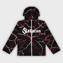 Ветровка с капюшоном женская Sabaton, цвет: 3D-белый