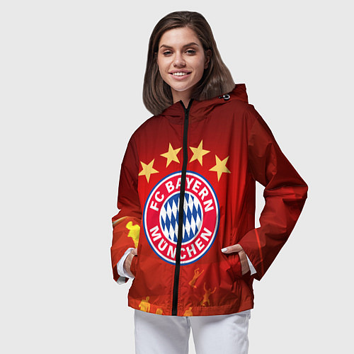 Женская ветровка BAYERN MUNCHEN / 3D-Черный – фото 3