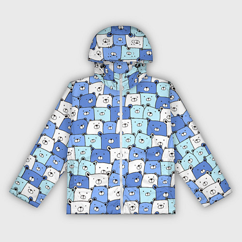 Женская ветровка МИШКИ / 3D-Белый – фото 1