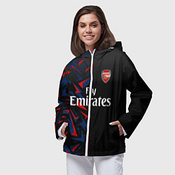 Ветровка с капюшоном женская ARSENAL UNIFORM 2020, цвет: 3D-белый — фото 2