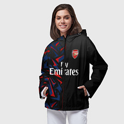Ветровка с капюшоном женская ARSENAL UNIFORM 2020, цвет: 3D-черный — фото 2