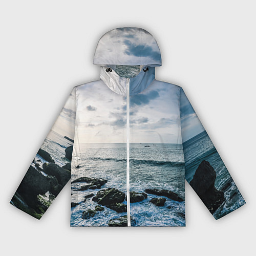 Женская ветровка Море / 3D-Белый – фото 1