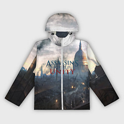 Ветровка с капюшоном женская Assassin’s Creed Unity, цвет: 3D-белый