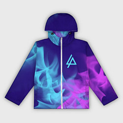 Ветровка с капюшоном женская LINKIN PARK ЛИНКИН ПАРК, цвет: 3D-белый