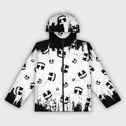 Ветровка с капюшоном женская MARSHMELLO МАРШМЕЛЛОУ, цвет: 3D-черный