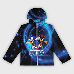 Ветровка с капюшоном женская Sonic SEGA, цвет: 3D-белый