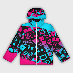 Ветровка с капюшоном женская Roblox, цвет: 3D-белый