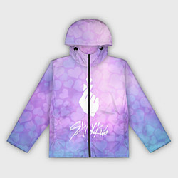 Ветровка с капюшоном женская Stray Kids, цвет: 3D-черный