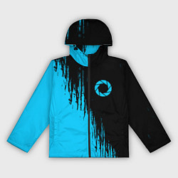 Ветровка с капюшоном женская PORTAL ПОРТАЛ, цвет: 3D-черный