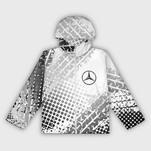 Женская ветровка Mercedes-Benz / 3D-Белый – фото 1