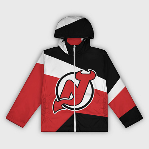 Женская ветровка Нью-Джерси Девилз / 3D-Белый – фото 1
