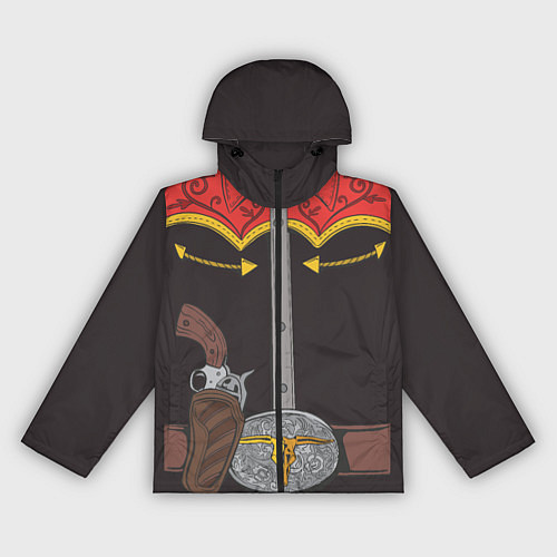 Женская ветровка Ковбой / 3D-Черный – фото 1