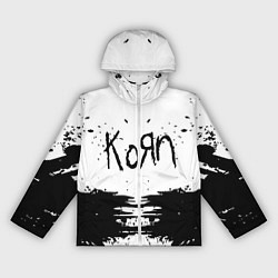 Ветровка с капюшоном женская Korn, цвет: 3D-белый