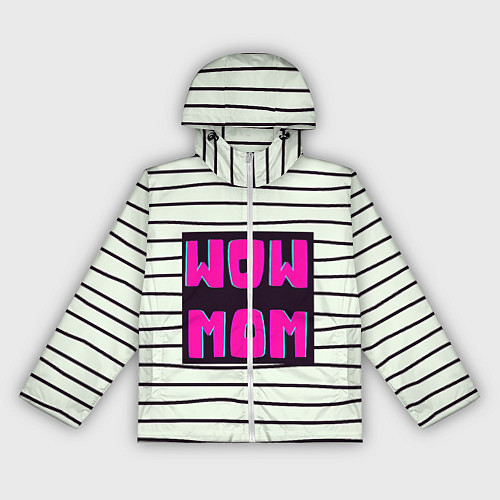 Женская ветровка WOW MOM вау мама / 3D-Белый – фото 1