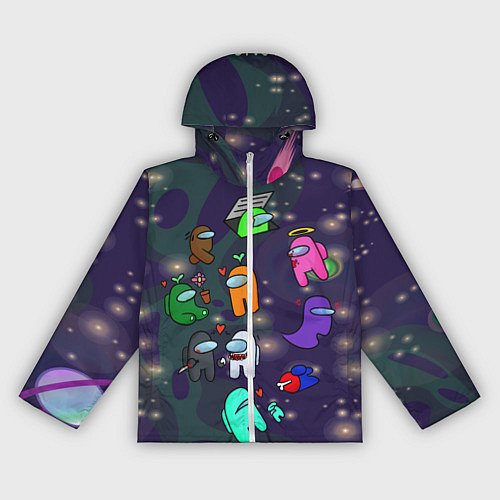 Женская ветровка Among Us / 3D-Белый – фото 1