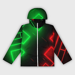 Ветровка с капюшоном женская Geometry Z, цвет: 3D-белый