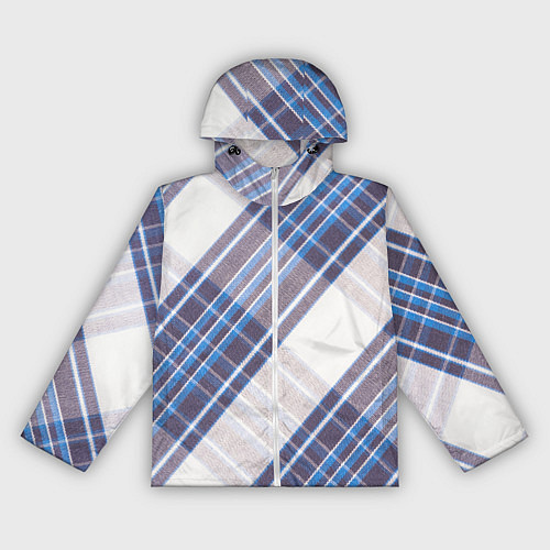 Женская ветровка Шотландка Z / 3D-Белый – фото 1