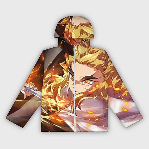 Женская ветровка Клинок Рассекающий Демонов / 3D-Белый – фото 1