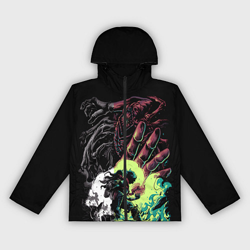 Женская ветровка Моя геройская академия / 3D-Черный – фото 1