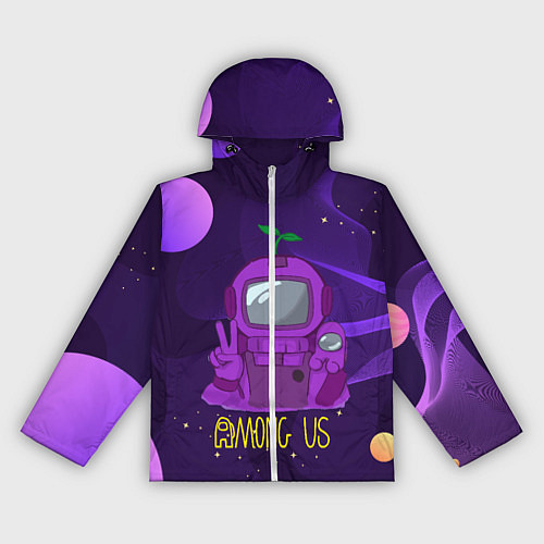 Женская ветровка Among Us x Fortnite / 3D-Белый – фото 1