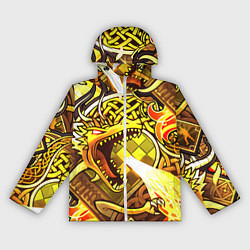 Ветровка с капюшоном женская CS GO DRAGON LORE, цвет: 3D-белый