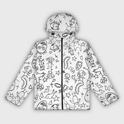 Ветровка с капюшоном женская DIE ANTWOORD, цвет: 3D-черный