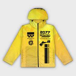 Ветровка с капюшоном женская Киберпанк униформа, цвет: 3D-черный