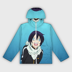 Ветровка с капюшоном женская ЯТОЧКА, цвет: 3D-белый