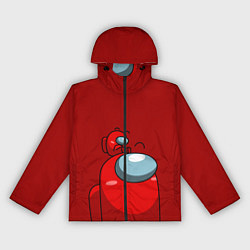 Ветровка с капюшоном женская МИМИ АМОНГ АС, цвет: 3D-черный