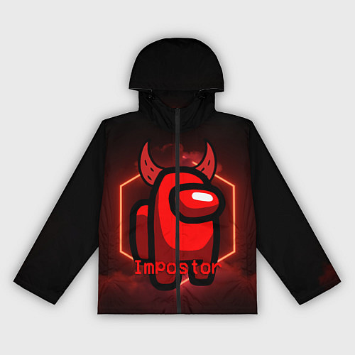 Женская ветровка AMONG US IMPOSTOR / 3D-Черный – фото 1