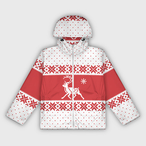 Женская ветровка Северный Олень / 3D-Белый – фото 1