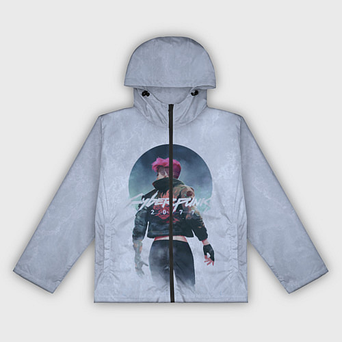 Женская ветровка Cyberpunk 2077 / 3D-Черный – фото 1