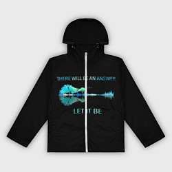 Ветровка с капюшоном женская The Beatles, цвет: 3D-белый