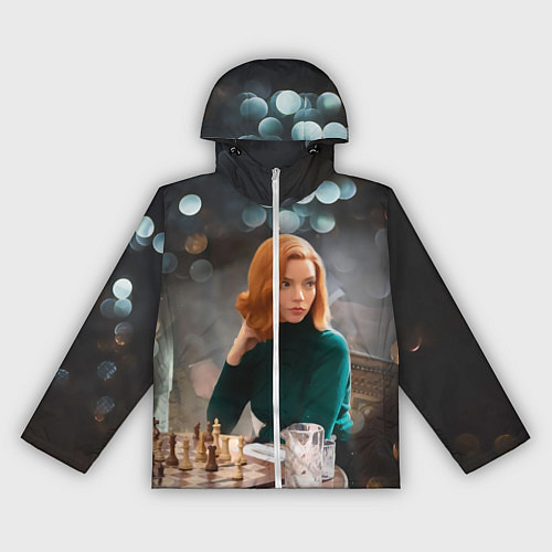 Женская ветровка Queens Gambit Ход Королевы / 3D-Белый – фото 1