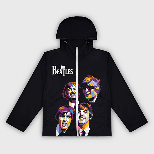 Женская ветровка The Beatles / 3D-Белый – фото 1