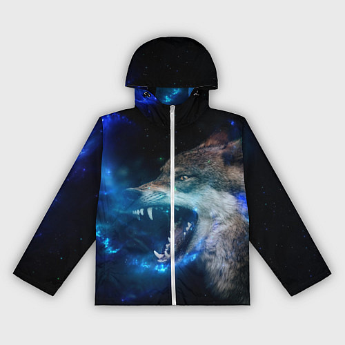 Женская ветровка Волчара Юморит / 3D-Белый – фото 1