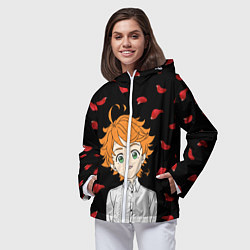 Ветровка с капюшоном женская Обещанный НеверлендЭмма, цвет: 3D-белый — фото 2