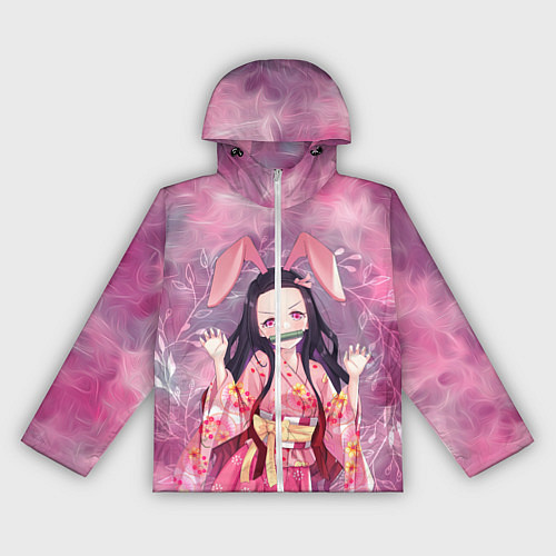 Женская ветровка Незуко Камадо / 3D-Белый – фото 1