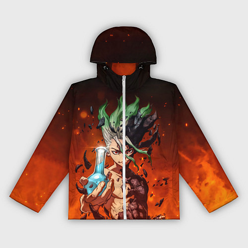 Женская ветровка Доктор Стоун / 3D-Белый – фото 1