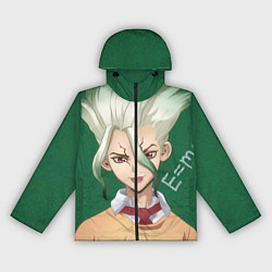 Ветровка с капюшоном женская Доктор Стоун, цвет: 3D-черный